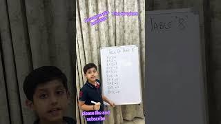 "Magic Trick to Learn Table of 8 in Minutes!"#tableof8 #mathematics  #kidslearning #maths  #kids