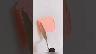 Peach bud| colourmixing colour fusion #asmr #colormixing #shorts