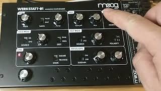 moog WERKSTATT-01 - BIRD TWEETS PRESET explained. #moog #werkstatt #analog #ComputerMusic