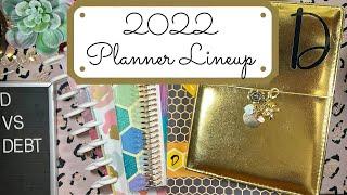 My 2022 planner lineup, frugal edition: how to be a planner addict on a budget!