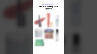 OCTOBER 2024 BOXYCHARM BY IPSY • Unofficial Spoilers & Sneak Peeks | Viruzzzka