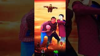 super Goblin And Money Heist team up to defeat Spider-Man #shorts #spiderman #funny