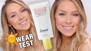 Supergoop Unseen Sunscreen SPF40 Review & Wear Test (Under Makeup!)