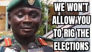 We'll meet you boot for boot, Ghanaians tell alleged military man wanting to RIG elections for NPP