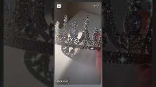 #iluvit #tiara #crown #bridal #jewellery #myramart #silver myramart.com
