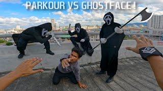 PARKOUR VS GHOST FACE SCREAM!