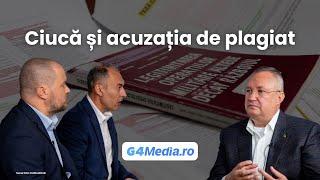 Cum reacționează Nicolae Ciucă la vederea cărții din care e acuzat că a plagiat