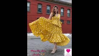 Wow!!! It's Amazing, All Over Polka Dots In Fashion🟣🟤🟢🟡🟠watch till the end