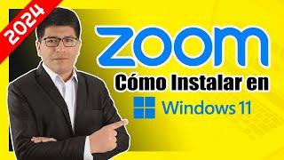 Cómo Instalar ZOOM en Windows 11 (PASO A PASO) - 2024