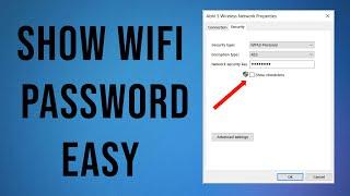 How To Show Wifi Password in Windows Laptop / PC