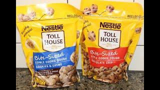 Nestle Toll House Bite-Sized Edible Cookie Dough: Cookies & Crème and Chocolate Chip Review