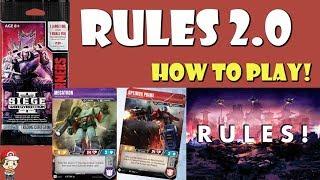 Transformers TCG Rules 2.0 – Complete Rules Update! (How to Play)