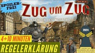 Zug um Zug Legacy Legenden des Westens - Regeln Anleitung Kennerspiel