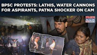 BPSC Protests: Lathi Charge, Water Cannons In Winter | Patna Tense, CM Under Fire? Shockers On Cam