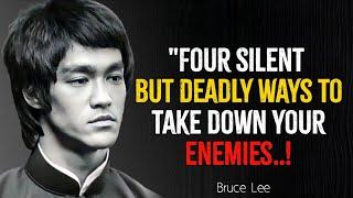 Bruce Lee's Powerful Quotes Inspiration and Motivation |4 Silent But Deadly Tactics