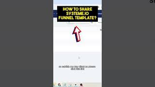 Systeme.io Tips: How to share Sales Funnel Template Build In Systeme.io