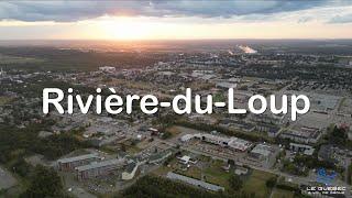 Ville de Rivière-du-Loup, Bas-Saint-Laurent, Québec, Canada, Survol et présentation cinématique 4K