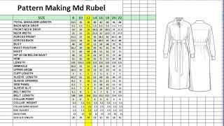 dress pattern making tutorial