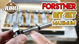 Maximum Forstner Bit Set Unboxing and Review | JURO Workshop