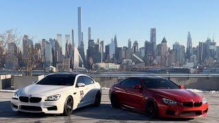 2 800HP M6 COMPS CUTTING UP ON HIGHWAY (POV NO TALKING)