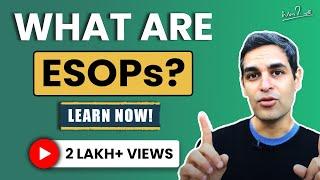 ESOP - Employee Stock Option Plan EXPLAINED in Hindi | Ankur Warikoo Startups | Startup Video