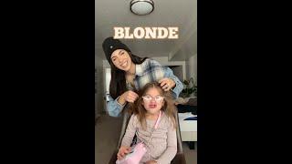 My 5 Year Old Wants To Go Blonde ‍️🫣 #shorts #hair #vlog