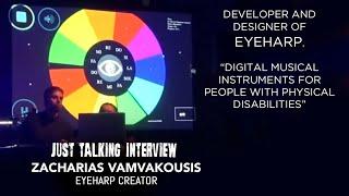 Episode 1108: EyeHarp Creator Zacharias Vamvakousis #JustTalking | Chris Collins Show