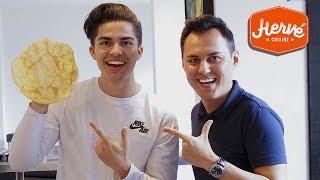 Hervé Cuisine X Alex Aiono : flipping crepes in Paris (subtitled)