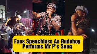 Rudeboy Performs Mr P's Song During Concert In Lagos As Fans Scream Aloud