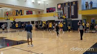 Michigan men's basketball 2024-25 practice