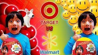 Ryan’s World Giant Mystery Egg:  Target vs Walmart