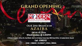 Breaking News! Grand opening of our new branch in Azaiba | Modern Hair Fixing | 30/10/2024