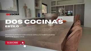 Cocinas estilo rústico - moderno Málaga Idecocina