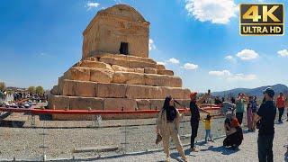 IRAN,SHIRAZ, Tomb of Cyrus The Great - Pasargadae  2023 | 4K