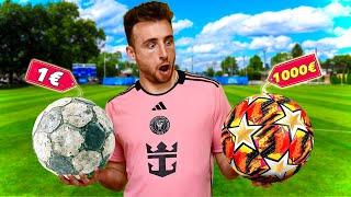 1€ VS 1000€ PALLONE da CALCIO ️ Qual è il MIGLIORE?