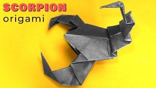 Paper scorpion origami. How to make origami scorpion out of paper