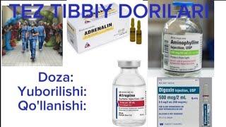 TEZ TIBBIY YORDAM DORILARI ISHLATILISHI ,  #khan #tibbiyot #medical #davolash #dori #dorilar #doctor