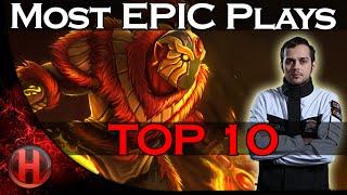 TOP 10 | MOST EPIC PLAYS in Dota 2 History. #24