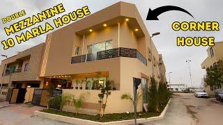 LUXURY 10 Marla 6 bed Double Mezzanine Corner House Tour | For sale in Bahria Town Islamabad