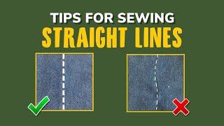 How To Sew In A Straight Line - Sewing Tip For Beginners | SEW QUAINT.