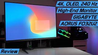 Der neue Maßstab für Gaming Displays? GIGABYTE AORUS FO32U2 4K OLED 240Hz Monitor Test/Review