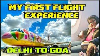 My first flight experience | Airindia | Delhi to Goa | Tourist places in India | vlogging | Travel