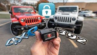 Stop Jeep JL Auto Theft - Wrangler 4XE vs 392 - zAutomotive PIN LOCK