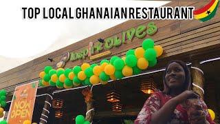 THEY OPENED A LOCAL GHANAIAN RESTAURANT | BEST RESTAURANTS IN ACCRA