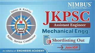 JKPSC AE Mechanical Engineering interview shortlisting out | Join Interview Guidance & Preparation