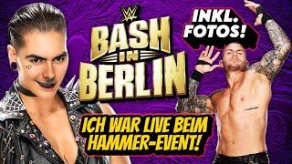 Ich war beim WWE BASH IN BERLIN!  Bericht vom HAMMER-EVENT mit FOTOS (& Stories von AEW ALL-IN '23)