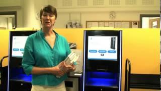 Using library self-service machines