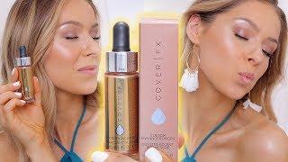 COVER FX Custom Enhancer Drops | WORTH IT? + 3 Ways To Use It!