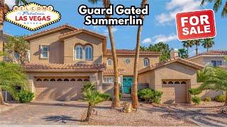 Summerlin House for Sale | Taos Estate | Guard Gated | Las Vegas Home Tour