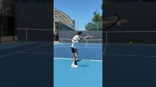 wall practice #tennis #rf #asicstennis #wilsontennis #ontennis
